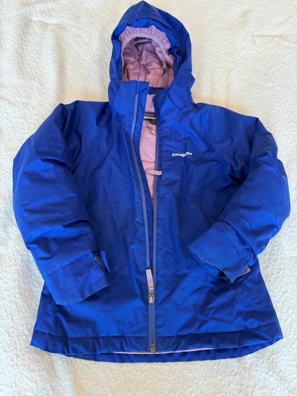 Patagonia Kids’ Powder Town Blue Jacket